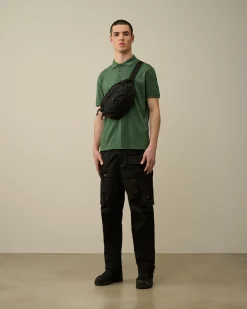 Store C.P. Company Tacting Piquet Poloshirt Himmelsk Pink