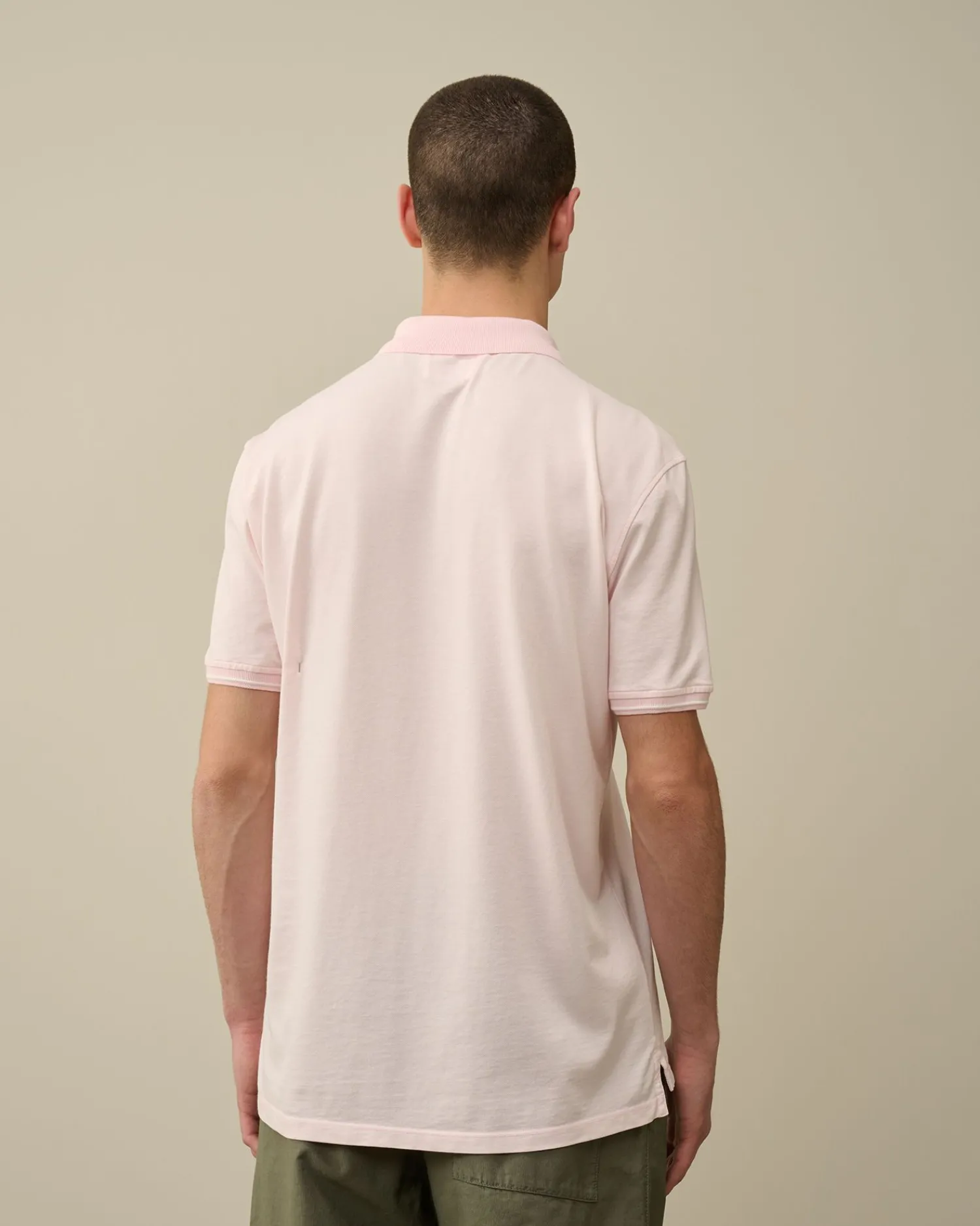 Flash Sale C.P. Company Tacting Piquet Poloshirt Hvid Paere