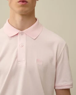 Flash Sale C.P. Company Tacting Piquet Poloshirt Hvid Paere