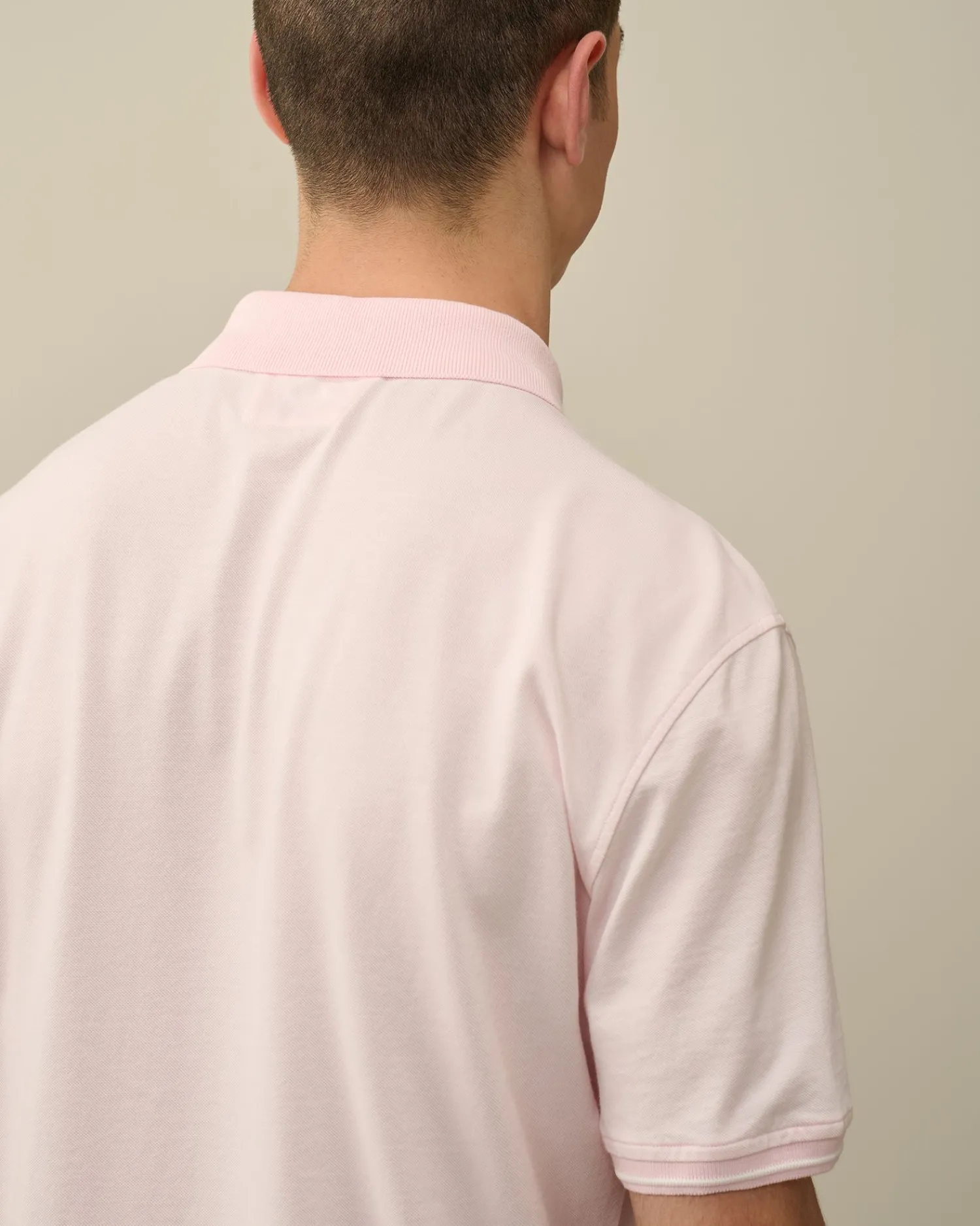Flash Sale C.P. Company Tacting Piquet Poloshirt Hvid Paere
