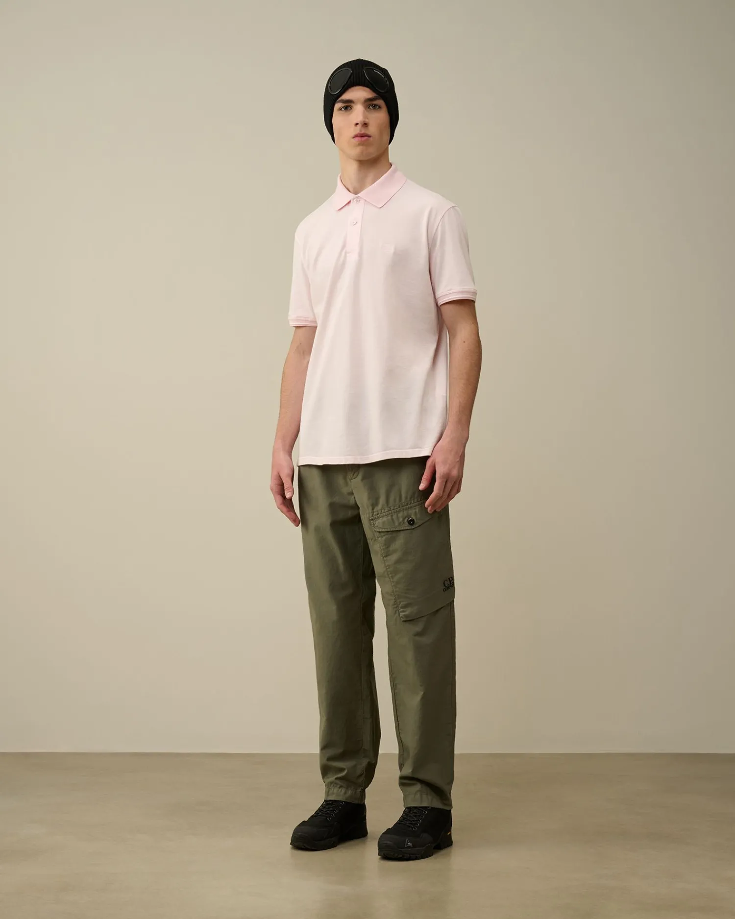 Flash Sale C.P. Company Tacting Piquet Poloshirt Hvid Paere