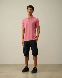 Store C.P. Company Tacting Piquet Poloshirt Med Lynlas Total Eclipse-Blue