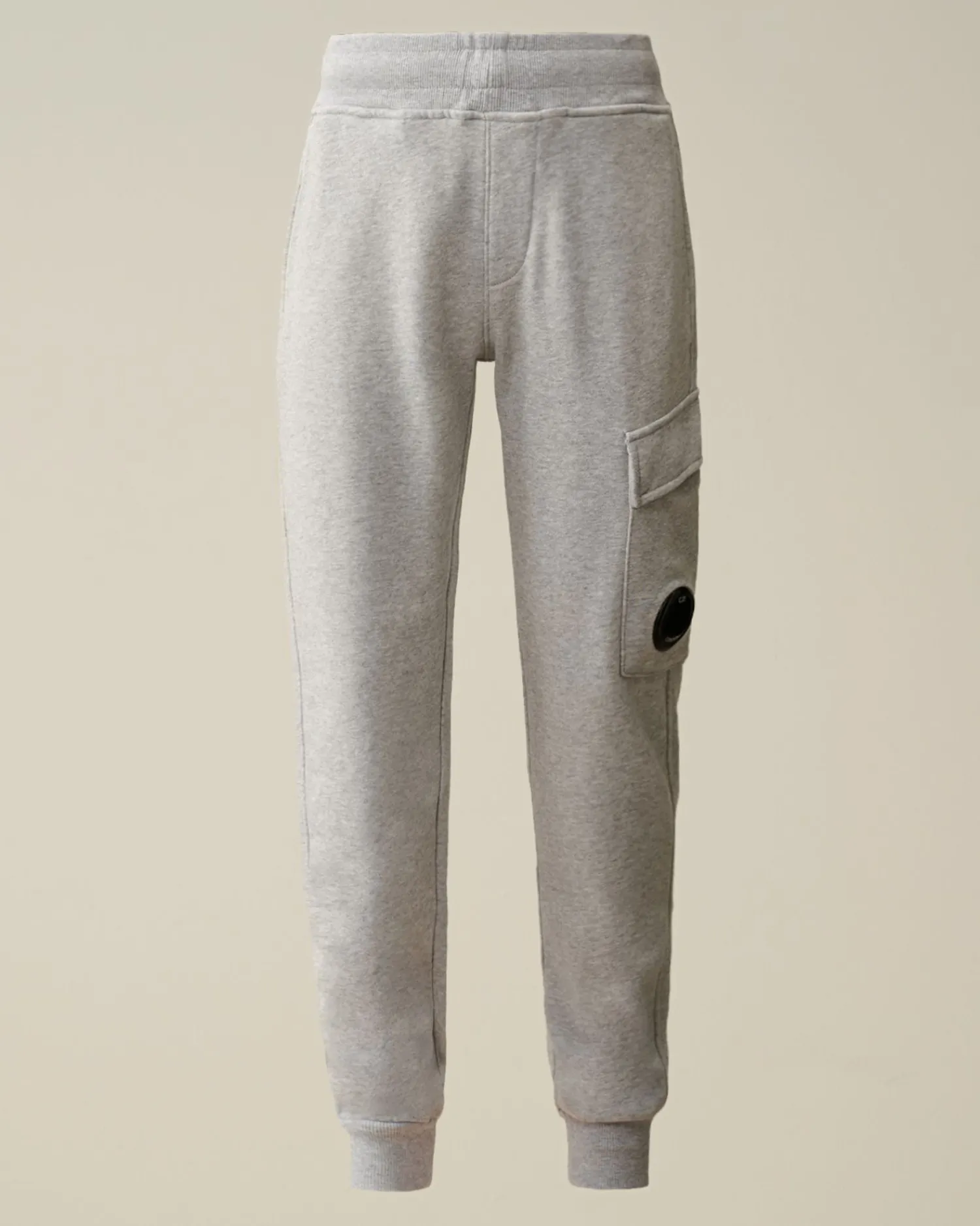 Shop C.P. Company U16 Basic Fleece Logo Sweatshirt Blaek Bla
