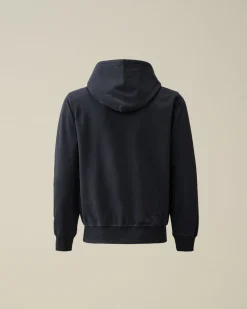 Sale C.P. Company U16 Bomuldsjersey 30/1 Grafisk T-Shirt Blaek Bla