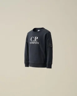 Shop C.P. Company U16 Bomuldstroje 30/1 British Sailor T-Shirt Gaze Hvid