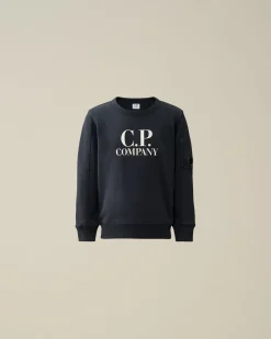 Shop C.P. Company U16 Bomuldstroje 30/1 British Sailor T-Shirt Gaze Hvid