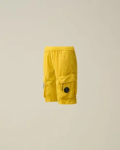 Cheap C.P. Company U16 Chrome-R Cargo Shorts Svovl-Gul