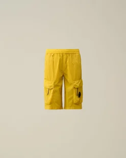 Cheap C.P. Company U16 Chrome-R Cargo Shorts Svovl-Gul