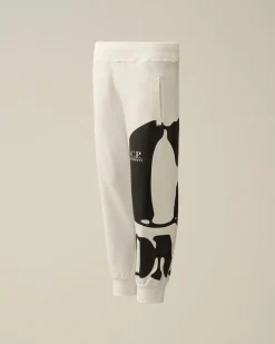 Flash Sale C.P. Company U16 Chrome-R Logo Print Svommeshorts Blaek Bla