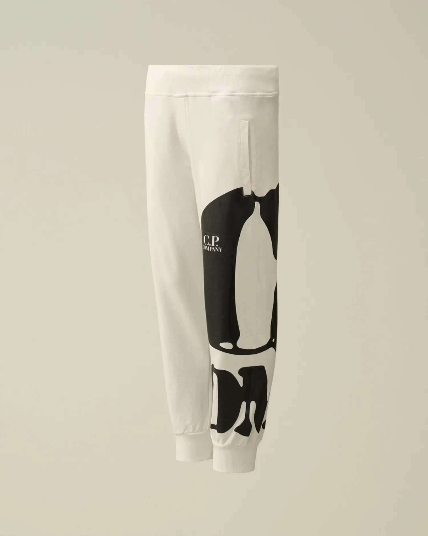 Flash Sale C.P. Company U16 Chrome-R Logo Print Svommeshorts Blaek Bla