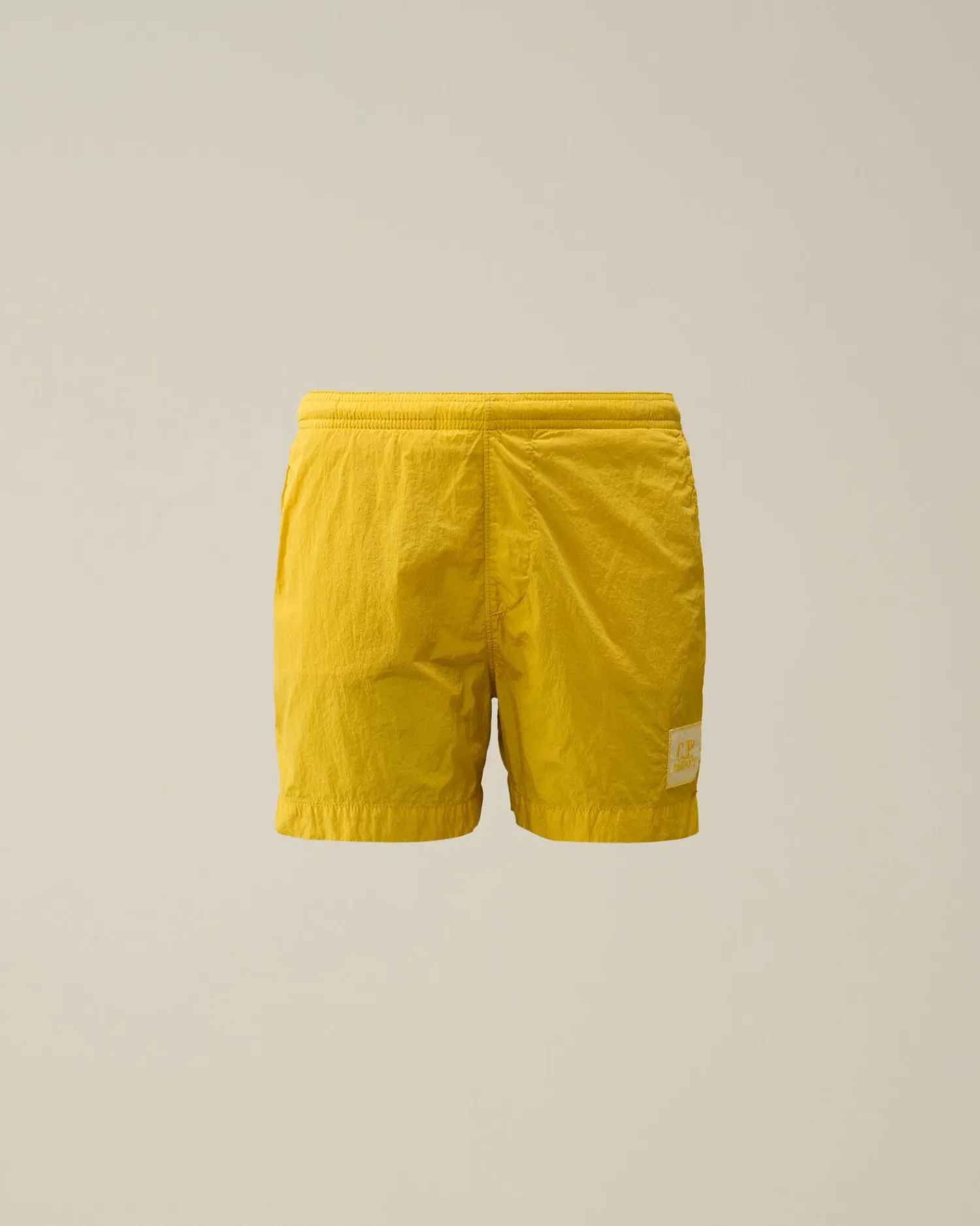 Cheap C.P. Company U16 Chrome-R Logo Svommeshorts Svovl-Gul