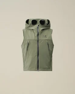 Fashion C.P. Company U16 Cp Shell-R Goggle Vest Svovl-Gul