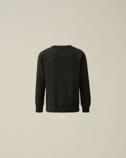 Store C.P. Company U16 Diagonal Fleece Cargo Joggingbukser Niagara-Bla