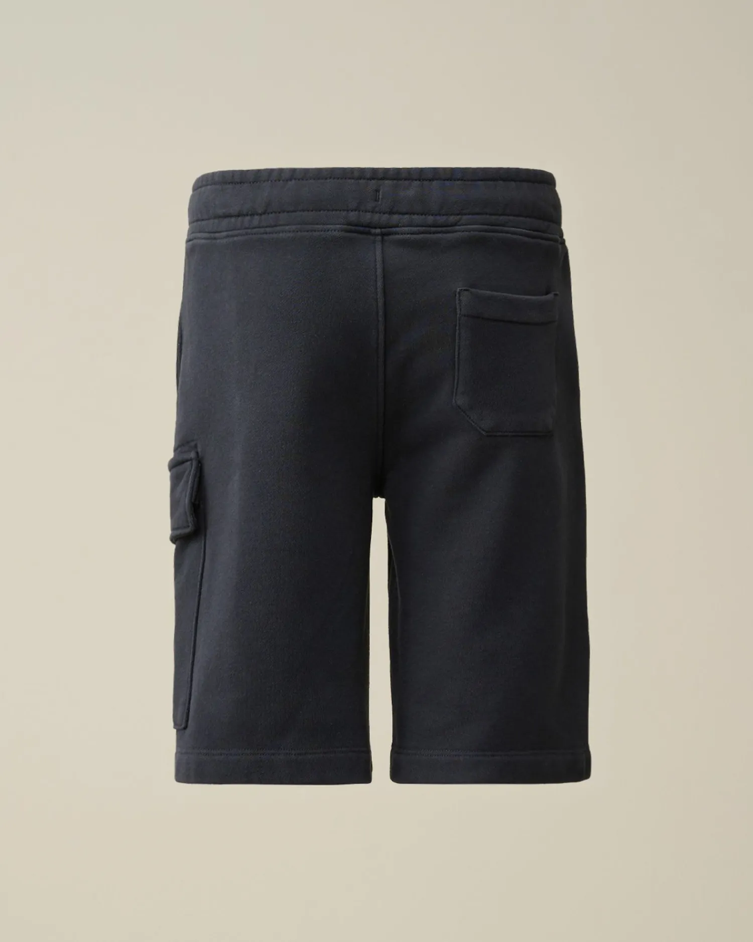 Clearance C.P. Company U16 Diagonal Fleece Cargo Shorts Gra Melange