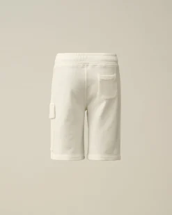 Clearance C.P. Company U16 Diagonal Fleece Cargo Shorts Sort