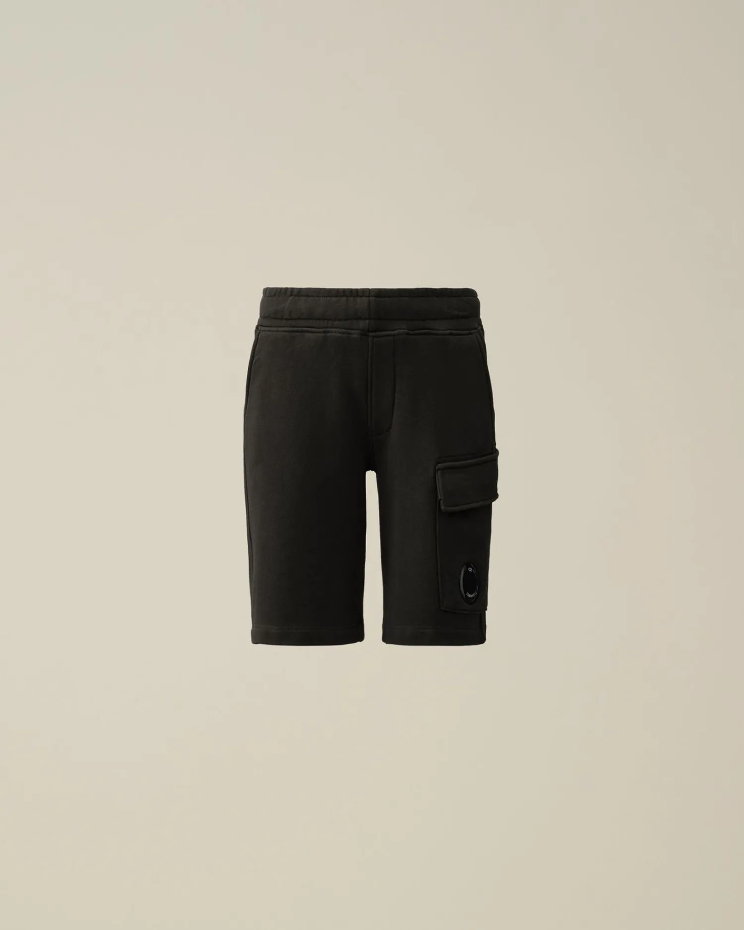 Flash Sale C.P. Company U16 Diagonal Fleece Cargo Shorts Sort
