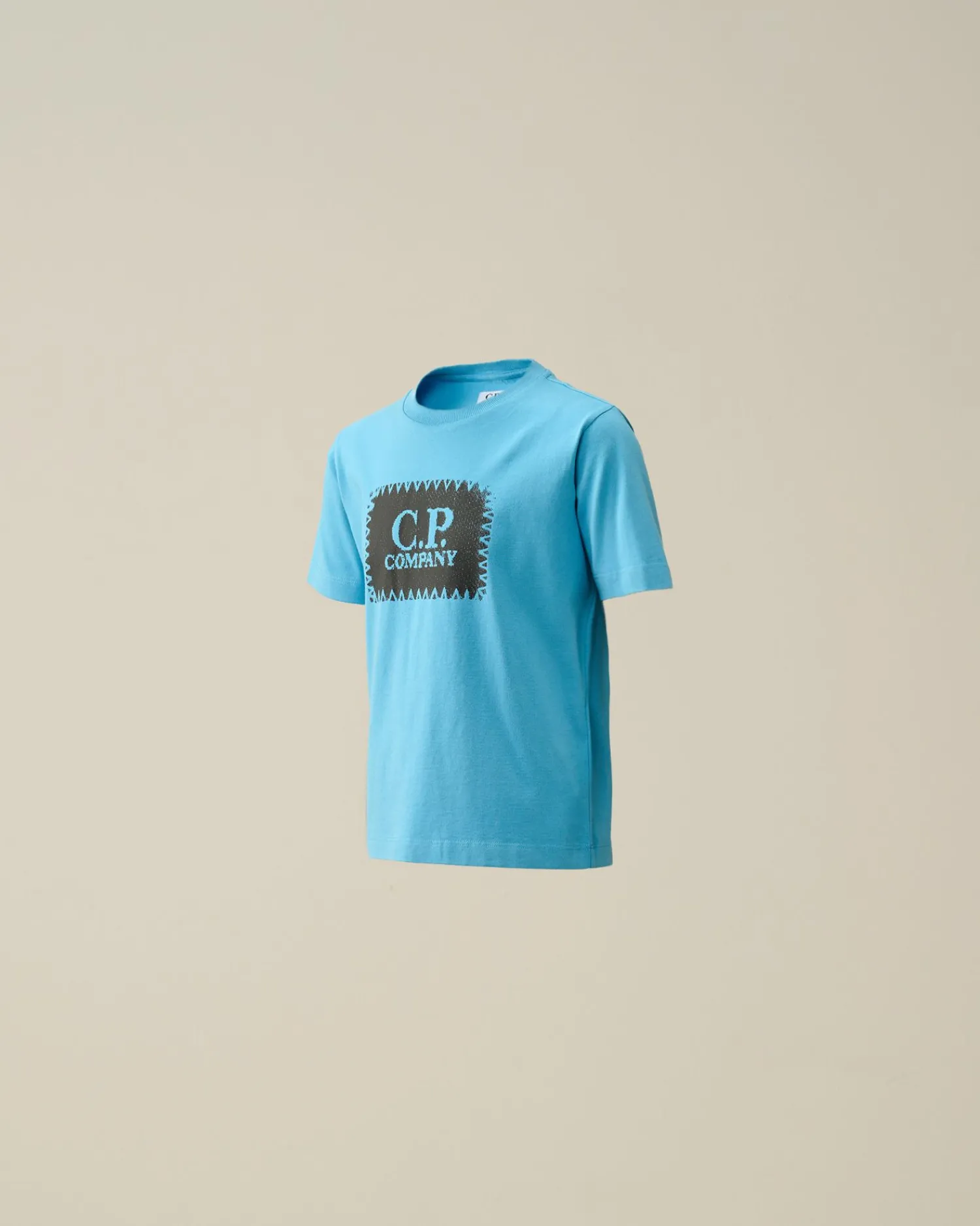 New C.P. Company U16 Diagonal Fleece-Sweatshirt Niagara-Bla