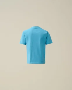 New C.P. Company U16 Diagonal Fleece-Sweatshirt Niagara-Bla