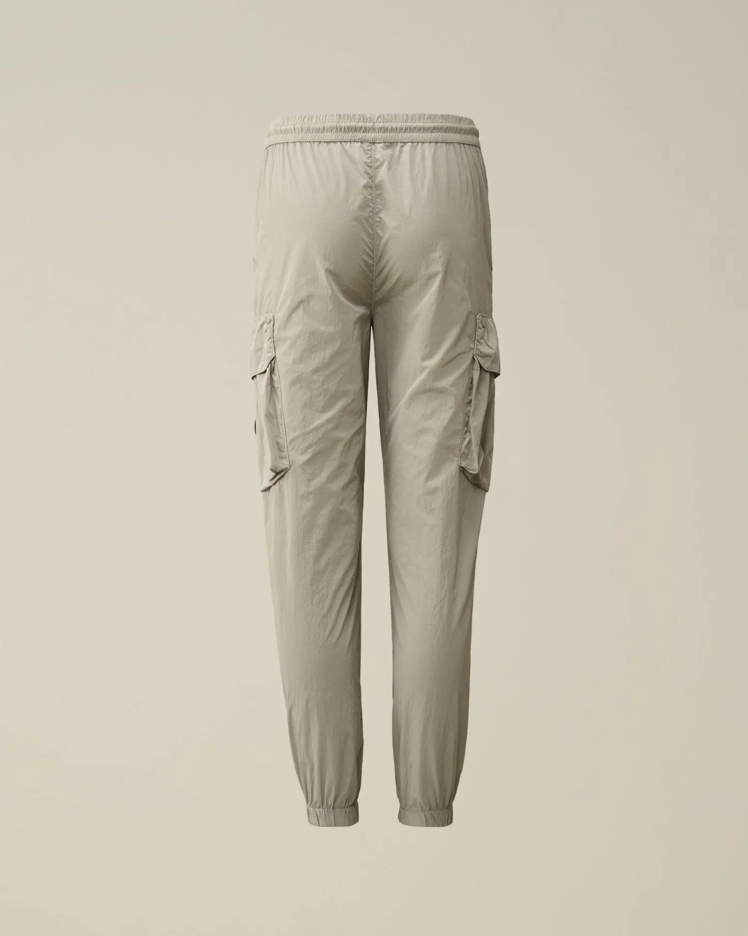 Online C.P. Company U16 Let Fleece Logo Joggingbukser Gaze Hvid