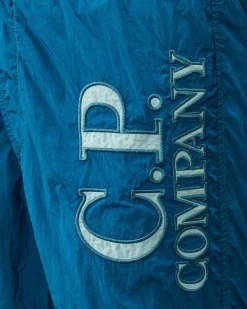 Fashion C.P. Company U16 Stretch Gabardine Cargo Bukser Sort