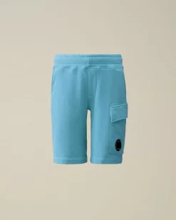 Flash Sale C.P. Company U16 Stretch Gabardine Cargo Bukser Gaze Hvid