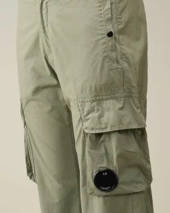 Best C.P. Company U16 Stretch Gabardine Cargo Bukser Turbulens-Gra
