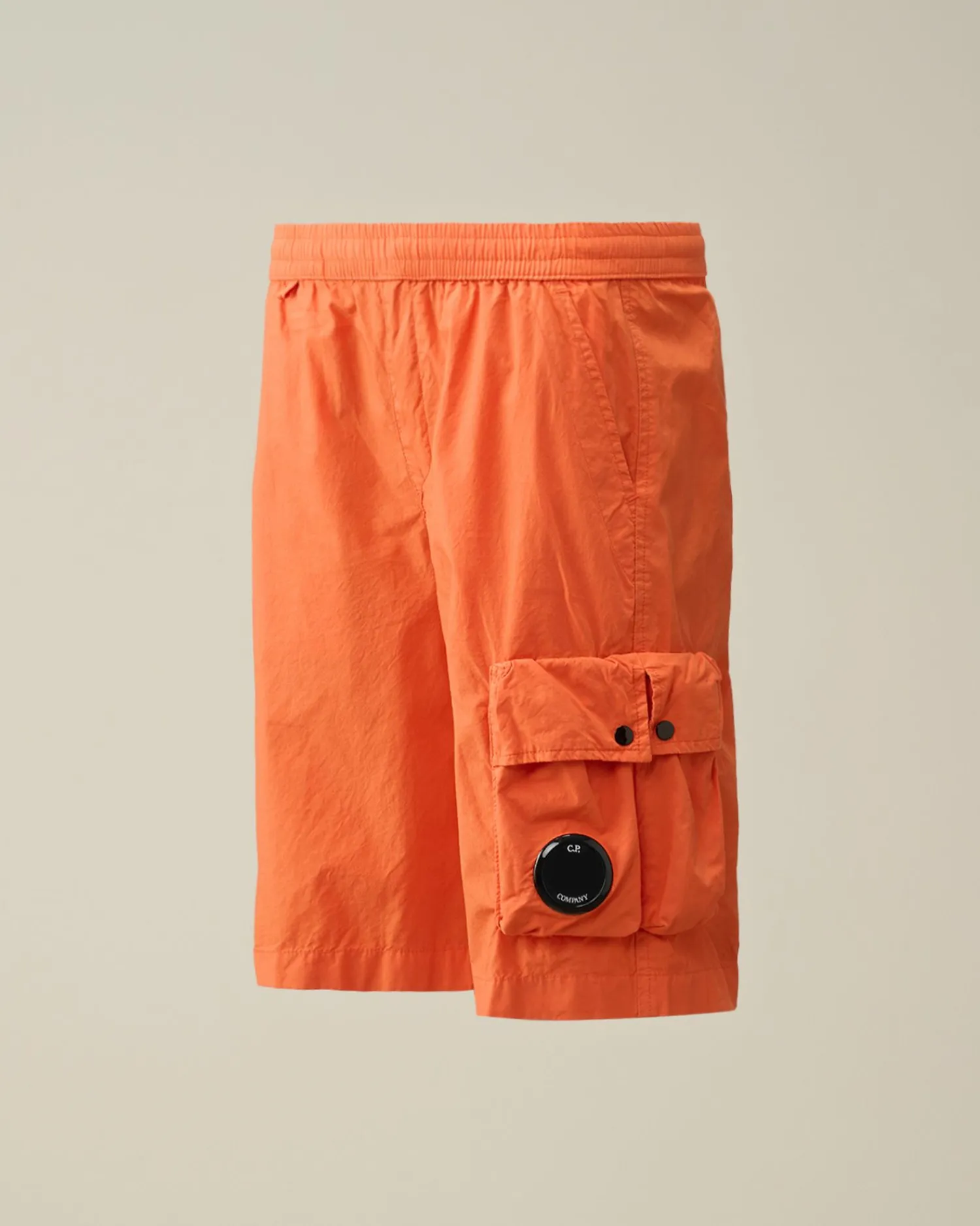Cheap C.P. Company U16 Stretch Gabardine Cargo Shorts Sort