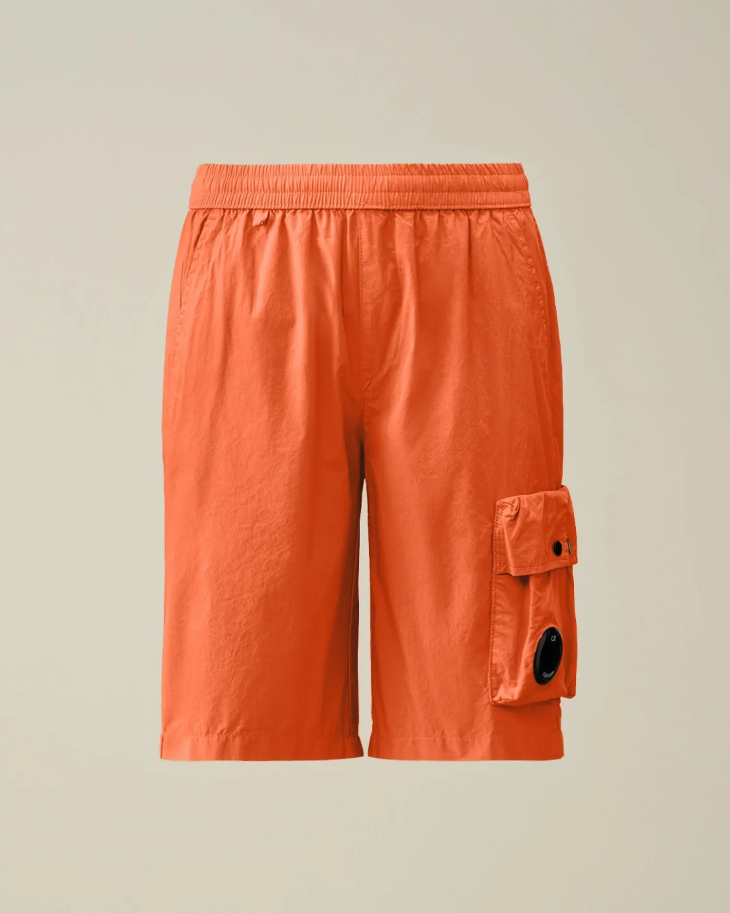 Cheap C.P. Company U16 Stretch Gabardine Cargo Shorts Sort