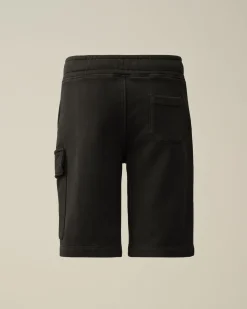 Sale C.P. Company U16 Stretch Gabardine Cargo Bukser Sort