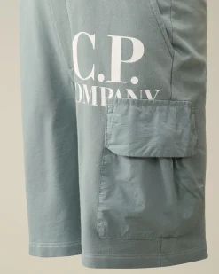 Outlet C.P. Company U16 Tela Parachute Cargo Pants Agave Gron