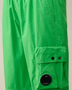 Online C.P. Company U16 Tela Parachute Cargo Shorts Klassisk Gron